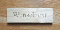 Individuelles Holzschild Kiefernholz - Bild 1