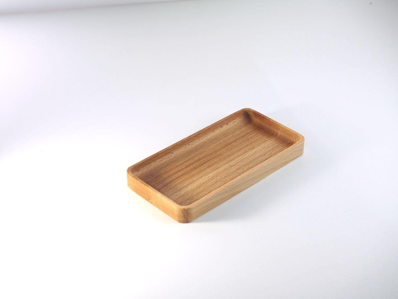 Kleine Schale aus Buchenholz - Bild 1